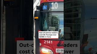 Out-of-service readers cost OC Transpo hundreds of thousands in fares