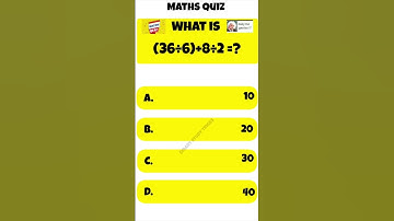 "Can You Pass This Mind-Blowing Math Quiz #quiz #puzzle
