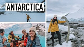 SAIL ANTARCTICA | Hiking and penguin plunge in a glacier!