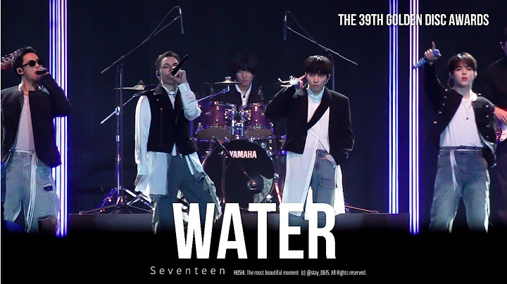 [4K] 250105 골든디스크어워즈 GDA | Water | SEVENTEEN_WONWOO FOCUS CAM