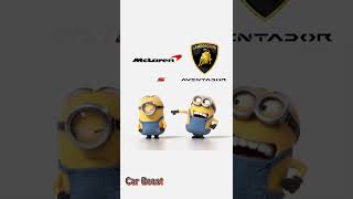 Lamborghini aventador VS Mclearn 720s tiktok Compilation minion style #lamborghini #mclaren #shorts