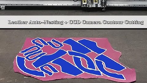 Projector For Leather Auto-nesting Camera Contour Cutting Machine Solution