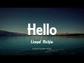 Lionel Richie - Hello (Lyrics)