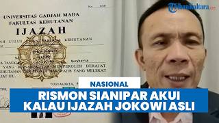 Rismon Sianipar Admits Jokowi's Diploma is Genuine, Says Watermark and Embossing Are Proven