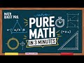 Pure Math in 3 Minutes | Quick Math Concepts Explained! | @Mathquestpro