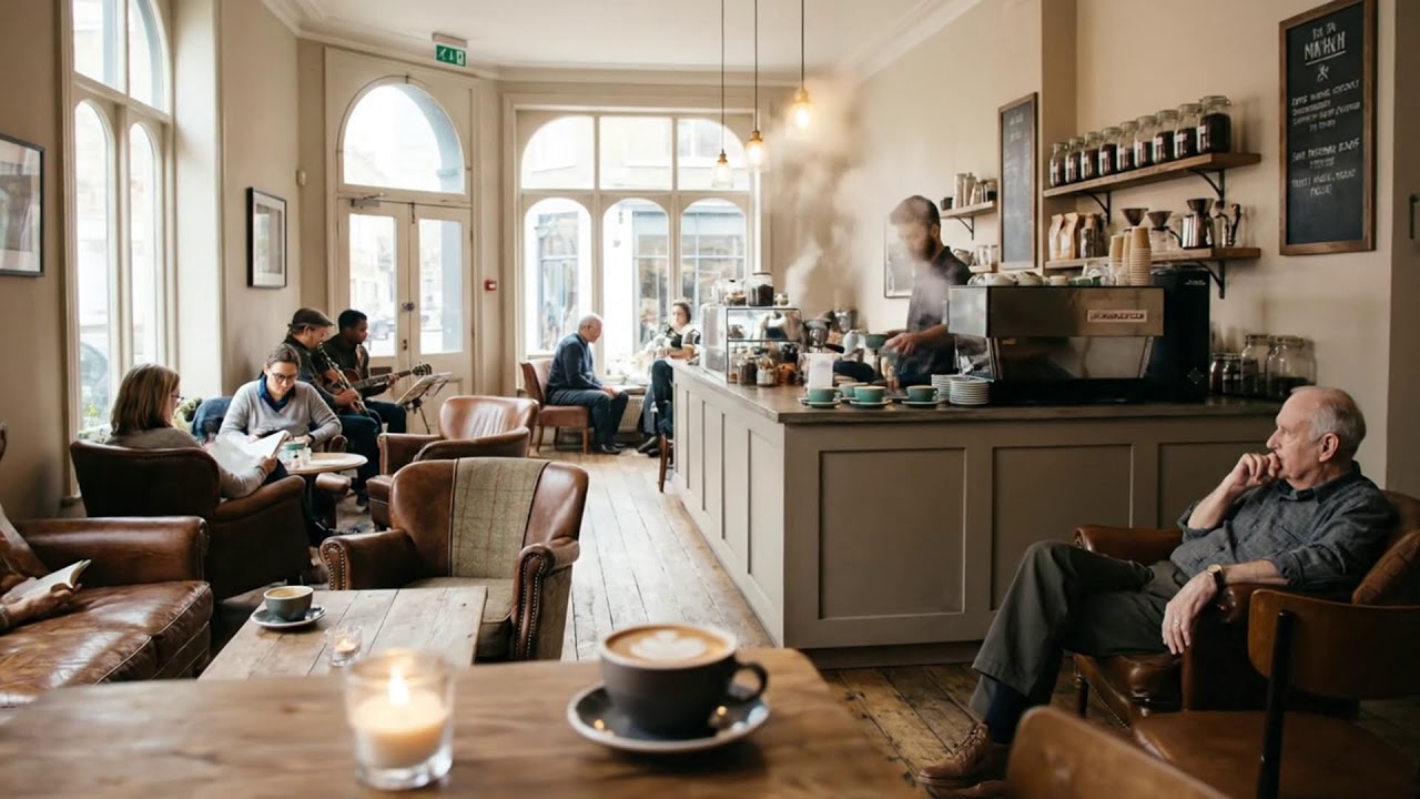 봄 커피하우스에 울려 퍼지는 잔잔한 재즈 🎷☕🌼