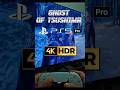 PS5 PRO + OLED TV + ghost of tsushima = 🔥🔥🔥 #ps5pro #gaming #gameplay