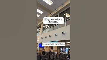 See video description for 6 reasons to use a drum diffuser in commercial HVAC air distribution.