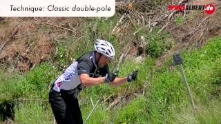 Roller Skiing Cross Country Skiing Technique Classic double pole by www.sportalbert.de