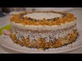 МОРКОВНЫЙ ТОРТ! Вкусный и Простой рецепт торта. CARROT CAKE