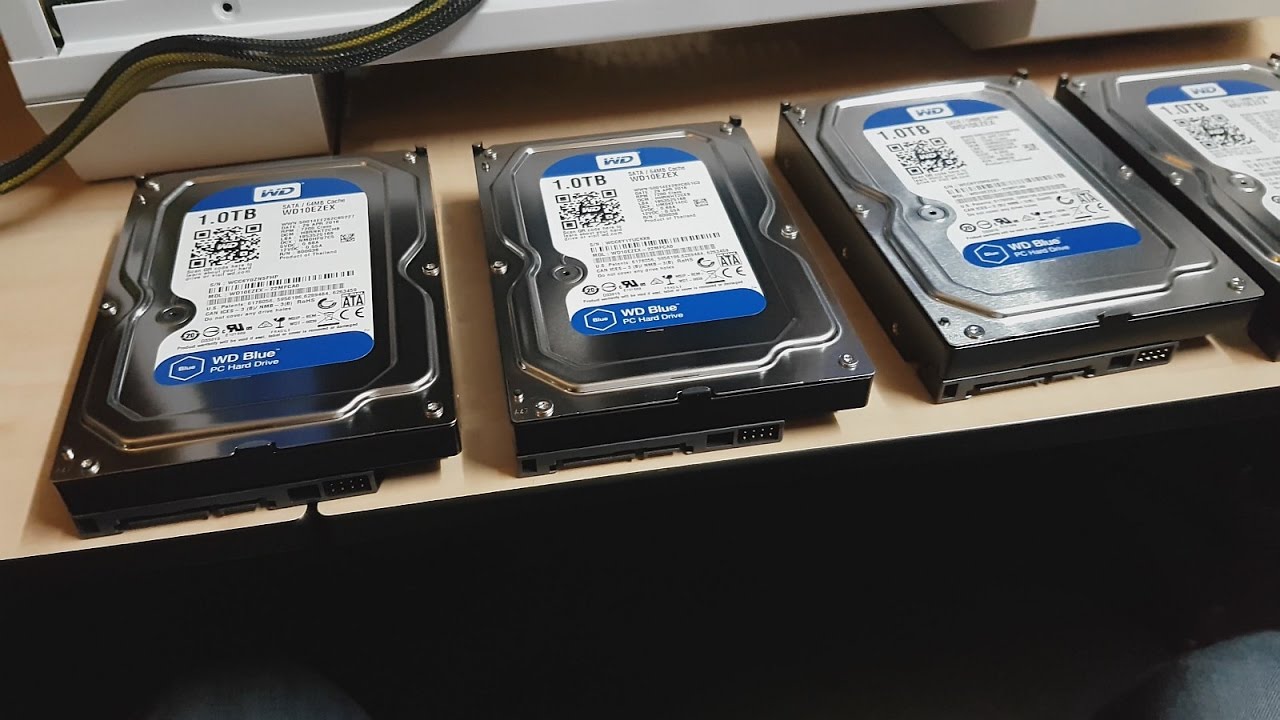 4 hard drives in Raid 0 - Installing, Benchmarking, Explaining - YouTube
