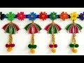 Hair Rubber Band and Hair Clip Toran | Home Decor Idea Out Of Waste
