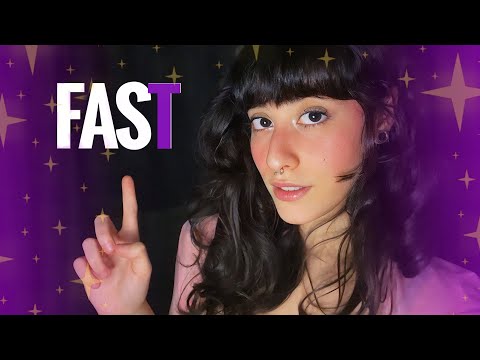 ASMR ‼️ 40 minutos de gatilhos RÁPIDOS pra te fazer dormir 💤 (tapping, sons de boca, mãos…)