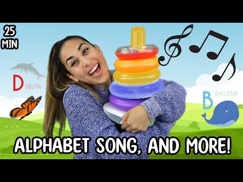 Learn the Alphabet Song and more! All in Spanish with Miss Nenna the Engineer | Spanish For Minis
