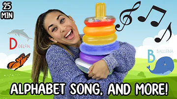Learn the Alphabet Song and more! All in Spanish with Miss Nenna the Engineer | Spanish For Minis