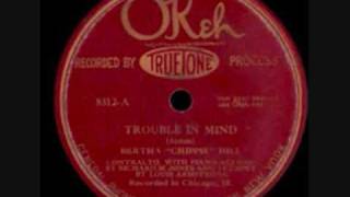 Vignette de la vidéo "Trouble In Mind (1926)"