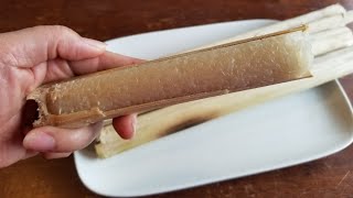 How to make sweet sticky rice in bamboo ...qhia ua mov raj qab zib noj