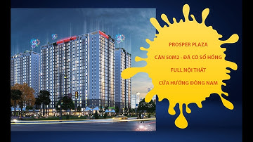 Căn hộ Prosper Plaza Quận 12 - DT 50m2, đã có sổ hồng, full nội thất.