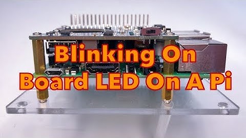 Blinking The On Board Green LED Light On A Raspberry Pi | Single Board Computer