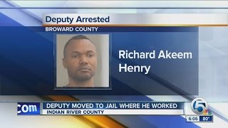 Arrested detention deputy back in St. Lucie County