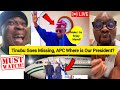 Tinubu Goes MISSING in Aso Rock, Nigerians React, APC Where is Our President?
