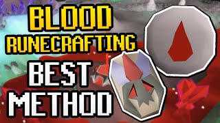 BEST Blood Runecrafting Method Guide - How to Get More Runes Per Hour (Scar Essence Mine + Zeah)