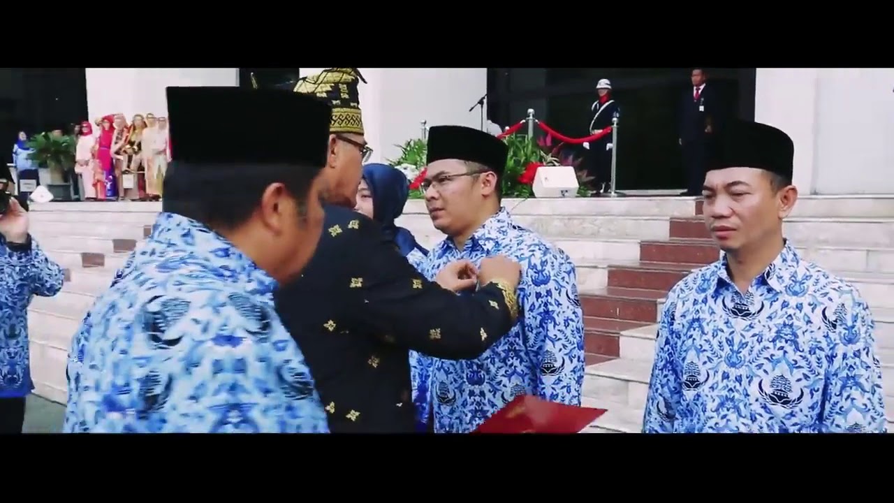 Upacara Pengibaran Bendera HUT RI ke 74 di Mahkamah Agung