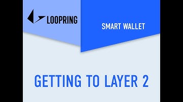 Loopring Smart Wallet: Getting on Layer 2