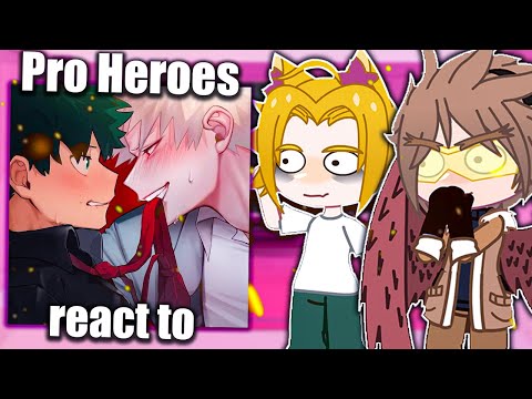 Pro Heroes React To Class 1A | Mha | Gacha Club