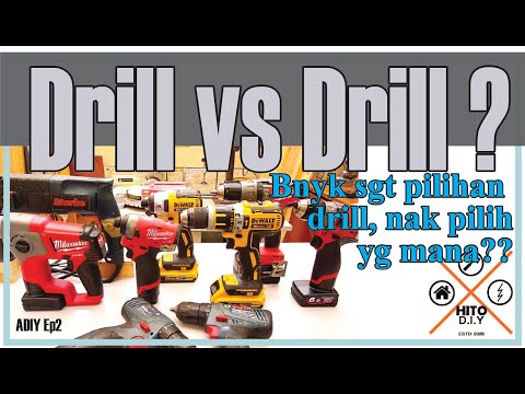 Video: Drill Rebir: Ciri-ciri, Memilih Gerudi Pengadun Dengan Kuasa 2 KW