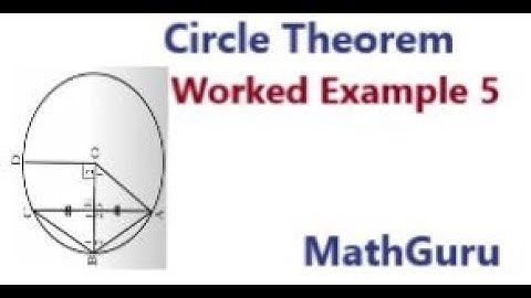 Circle Theorems | Worked Examples 5 | Euclidean Geometry