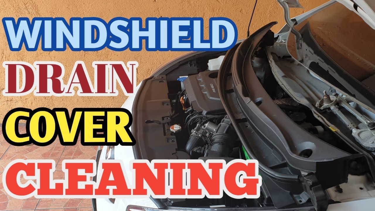Paano linisin ang windshield drain cover ng montero sport diy