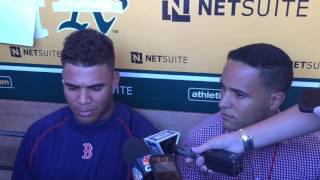 Yoan Moncada makes MLB debut with Red Sox
