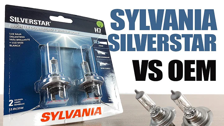Sylvania Silverstar vs OEM / Original Headlight Bulbs Comparison