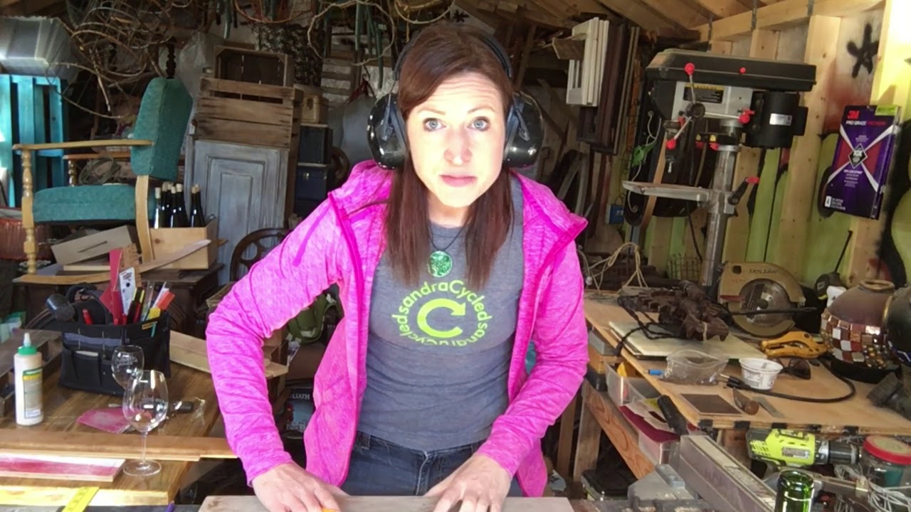 How to make a wine rack and glass holder