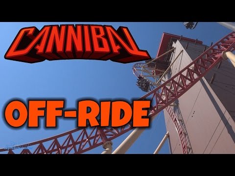 Cannibal With & Without Riders Off-ride (HD) Lagoon Park