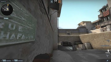 [CS:GO] de_Dust2 - CT Ramp Pop Flash to A Long