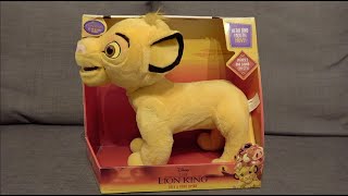 Kitwana's Toys #167: 2019 Just Play Disney The Lion King Talk & Roar Simba Animatronic Plush