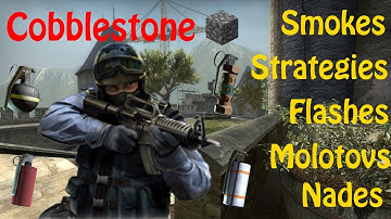 New Cobblestone Basic CT Strategies, Smokes, Flashes, Molotovs, and Nades
