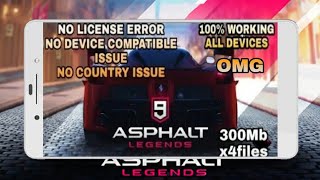 Download ASPHALT 9 LEGENDS ON ANDROID | WORK IN ALL DEVICES | SOLVE LICENSE AND INCOMPATIBLE DEVICE screenshot 5