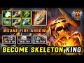 LATE GAME SKELETON KING CARRY Clinkz | With 2x Divine Rapiers Build | Insane Fire Arrow | DOTA 2