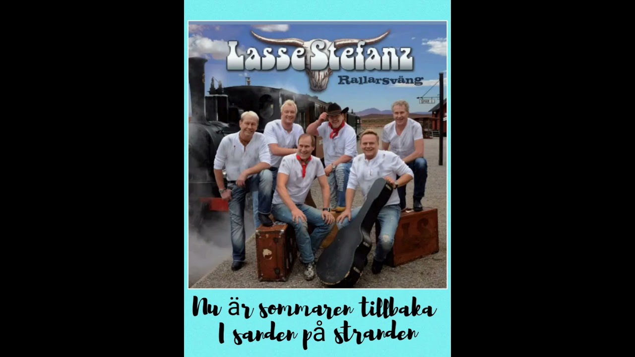 Lasse Stefanz,  Nu är sommaren tillbaka,  I sanden på stranden. 