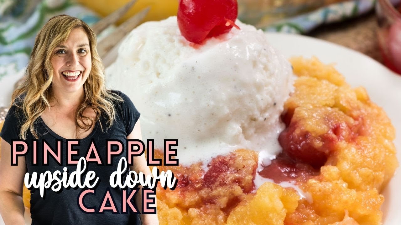 Easy Pineapple Upside Down Cake l Life Love and Sugar