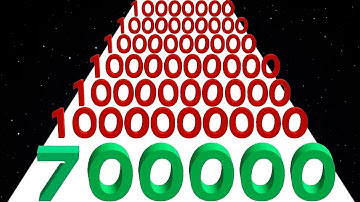 Number Stack 3D vs Number Run - Satisfying ASMR Gameplay (Freeplay Original)