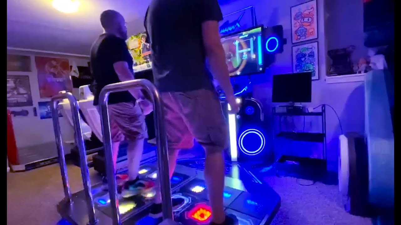 Step Revolution StepManiaX - The Next Generation of Step Based Fitness Gaming - YouTube