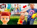 Toy Story 4 Toys Are Missing! Gabby Gabby Plays Tricks on YouTube Families!