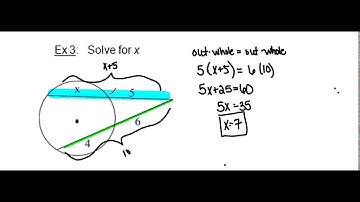 Length of Secant & Tangent Segments