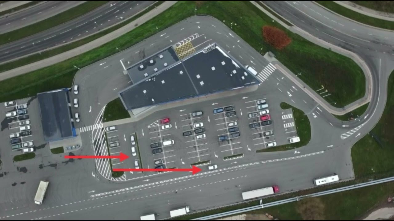 Klaipėdos Regitra, ir pirmos sankryžos, egzamino metu.