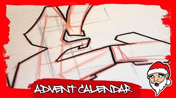 Graffiti Tutorial for beginners - How to draw & flow your graffiti letters - Letter E (14th door)