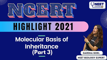 NEET Toppers: Molecular Basis of Inheritance - 3 | NCERT Highlights 2021 | NEET 2021 Biology